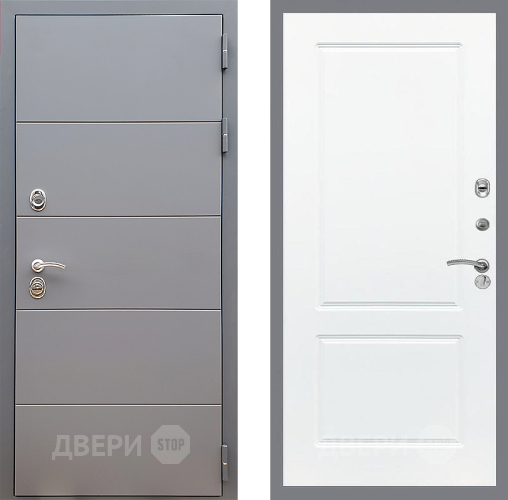 Дверь Стоп АРТ ГРАФИТ ФЛ-117 Силк Сноу в Дзержинском