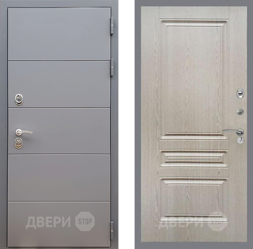 Дверь Стоп АРТ ГРАФИТ ФЛ-243 Беленый дуб в Дзержинском