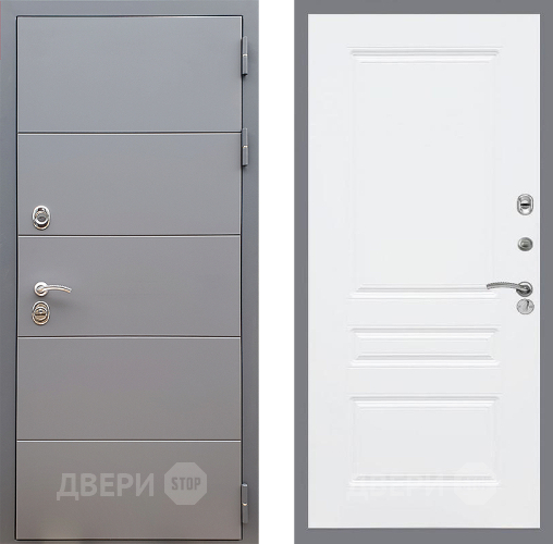 Дверь Стоп АРТ ГРАФИТ ФЛ-243 Силк Сноу в Дзержинском