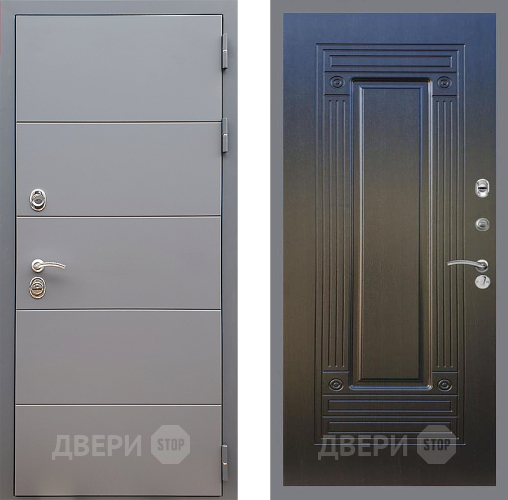 Входная металлическая Дверь Стоп АРТ ГРАФИТ ФЛ-4 Венге в Дзержинском