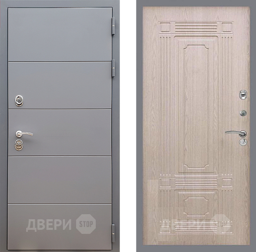 Дверь Стоп АРТ ГРАФИТ ФЛ-2 Беленый дуб в Дзержинском