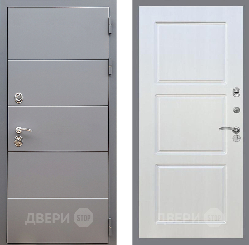Входная металлическая Дверь Стоп АРТ ГРАФИТ ФЛ-3 Лиственница беж в Дзержинском