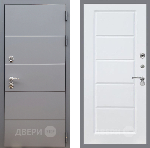 Дверь Стоп АРТ ГРАФИТ ФЛ-39 Силк Сноу в Дзержинском