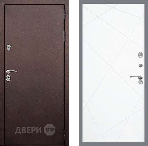 Дверь Стоп КЛАССИК Медь ФЛ-291 Силк Сноу в Дзержинском