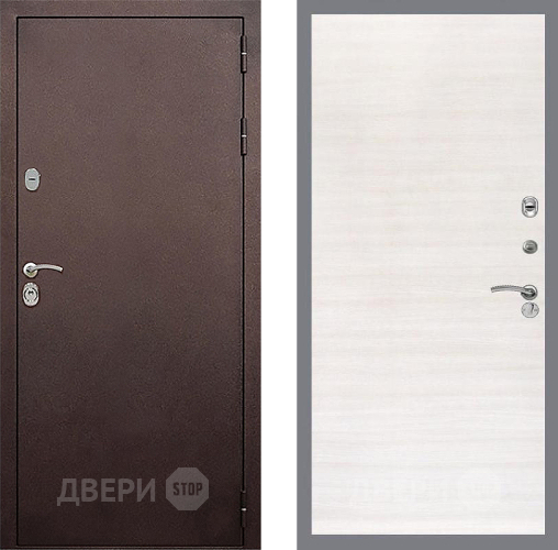 Дверь Стоп КЛАССИК Медь Гладкая Акация светлая в Дзержинском