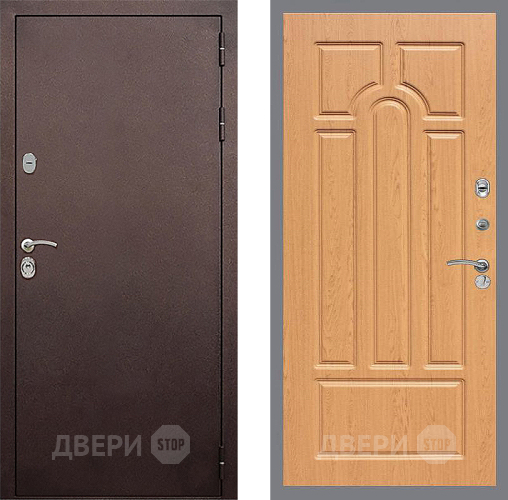 Дверь Стоп КЛАССИК Медь ФЛ-58 Дуб в Дзержинском