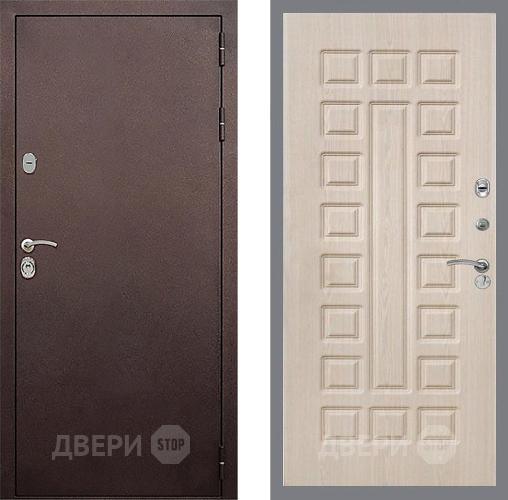 Дверь Стоп КЛАССИК Медь ФЛ-183 Беленый дуб в Дзержинском