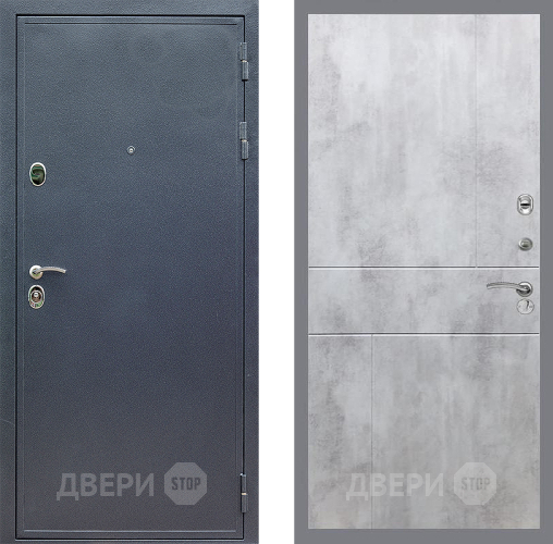 Входная металлическая Дверь Стоп СИЛЬВЕР ФЛ-290 Бетон светлый в Дзержинском