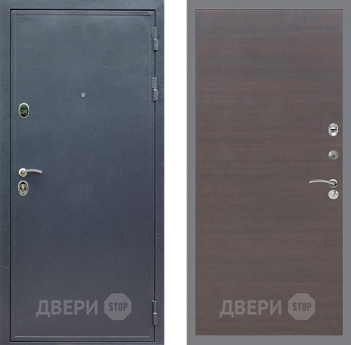Входная металлическая Дверь Стоп СИЛЬВЕР Гладкая венге поперечный в Дзержинском