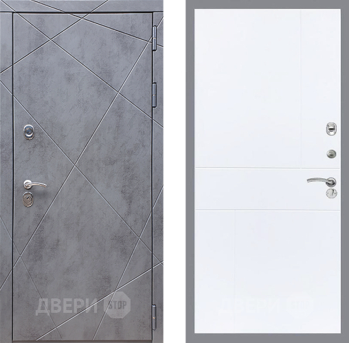 Дверь Стоп Лучи ФЛ-290 Силк Сноу в Дзержинском