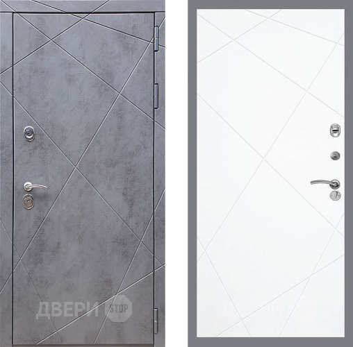 Дверь Стоп Лучи ФЛ-291 Силк Сноу в Дзержинском