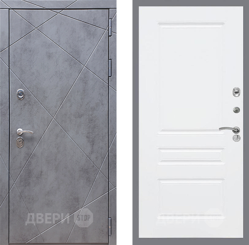 Дверь Стоп Лучи ФЛ-243 Силк Сноу в Дзержинском