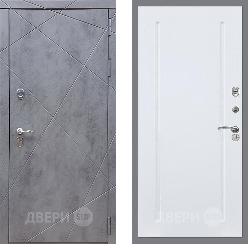 Дверь Стоп Лучи ФЛ-68 Силк Сноу в Дзержинском