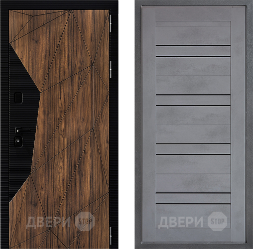Дверь Дверной континент ДК-11 ФЛ-49 Бетон серый в Дзержинском