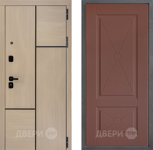Дверь Дверной континент ДК-14 ФЛ-617 Ясень шоколадный в Дзержинском