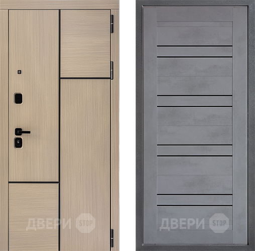 Дверь Дверной континент ДК-14 ФЛ-49 Бетон серый в Дзержинском