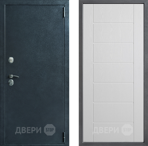 Дверь Дверной континент ДК-70 Дизайн ФЛ-Лайн Белое дерево в Дзержинском