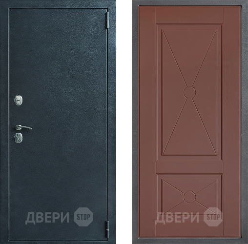 Входная металлическая Дверь Дверной континент ДК-70 Дизайн ФЛ-617 Ясень шоколадный в Дзержинском