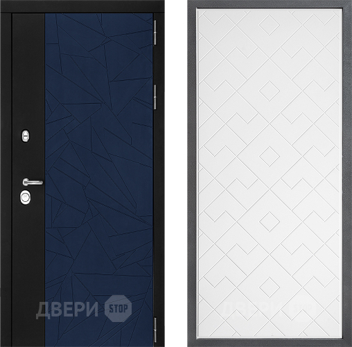 Входная металлическая Дверь Дверной континент ДК-9 ФЛ-Тиффани Белый софт в Дзержинском
