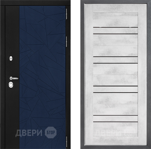 Дверь Дверной континент ДК-9 ФЛ-49 Бетон снежный в Дзержинском
