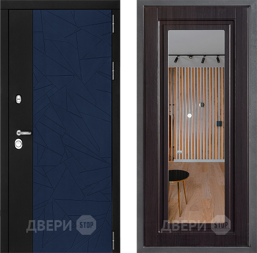 Дверь Дверной континент ДК-9 ФЛЗ Зеркало Венге в Дзержинском
