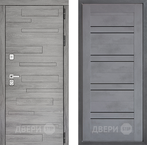 Дверь Дверной континент ДК-10 ФЛ-49 Бетон серый в Дзержинском