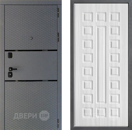 Входная металлическая Дверь Дверной континент Диамант Дизайн ФЛ-183 Сандал белый в Дзержинском