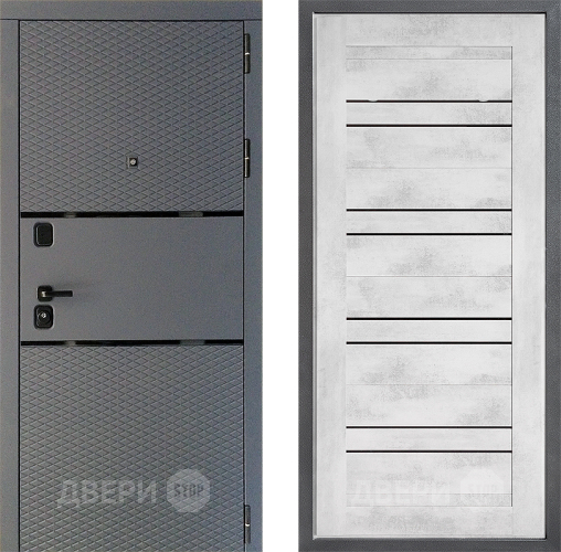 Дверь Дверной континент Диамант Дизайн ФЛ-49 Бетон снежный в Дзержинском