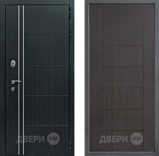 Входная металлическая Дверь Дверной континент Теплолюкс Дизайн ФЛ-Лайн Венге в Дзержинском