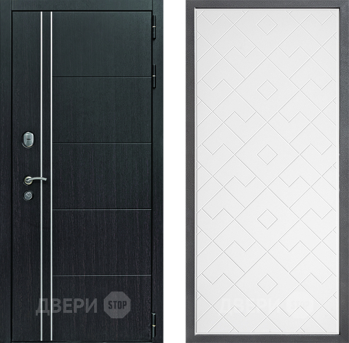 Входная металлическая Дверь Дверной континент Теплолюкс Дизайн ФЛ-Тиффани Белый софт в Дзержинском