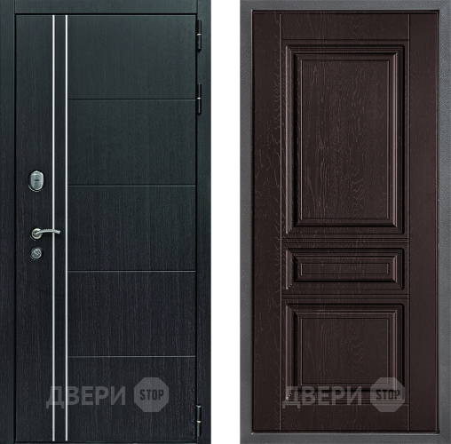 Дверь Дверной континент Теплолюкс Дизайн ФЛ-243 Дуб шоколадный в Дзержинском
