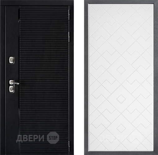 Дверь Дверной континент ДК-1 ФЛ-Тиффани Белый софт в Дзержинском