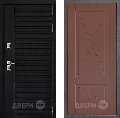Дверь Дверной континент ДК-1 ФЛ-617 Ясень шоколадный в Дзержинском