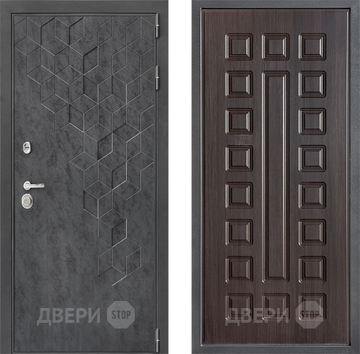 Входная металлическая Дверь Дверной континент ДК-3/713 ФЛ-183 Венге в Дзержинском