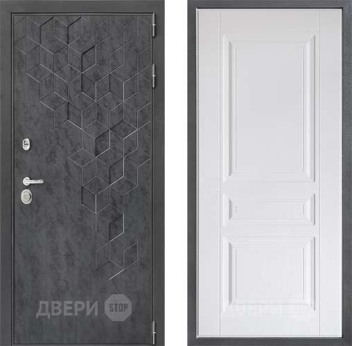 Дверь Дверной континент ДК-3/713 ФЛ-243 Альберо Браш серебро в Дзержинском