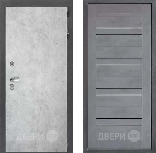 Дверь Дверной континент ДК-3/743 ФЛ-49 Бетон серый в Дзержинском