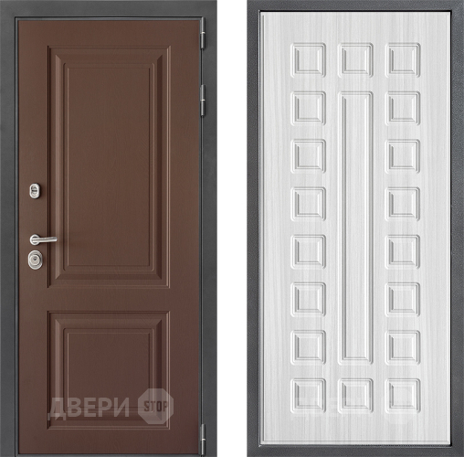 Входная металлическая Дверь Дверной континент ДК-3/729 ФЛ-183 Сандал белый в Дзержинском