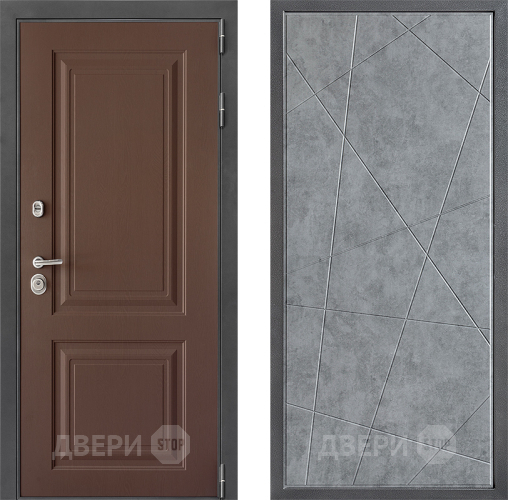 Дверь Дверной континент ДК-3/729 ФЛ-655 Бетон серый в Дзержинском