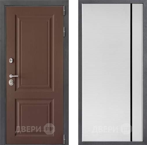 Дверь Дверной континент ДК-3/729 ФЛ-757 Черное Стекло Софт милк в Дзержинском