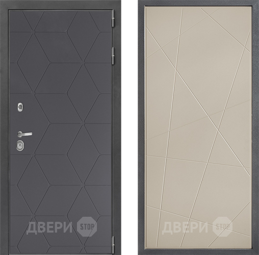 Входная металлическая Дверь Дверной континент ДК-3/744 ФЛ-655 Капучино в Дзержинском