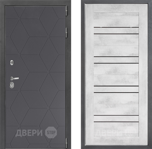 Дверь Дверной континент ДК-3/744 ФЛ-49 Бетон снежный в Дзержинском