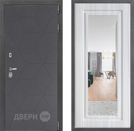 Дверь Дверной континент ДК-3/744 ФЛЗ Зеркало Сандал белый в Дзержинском