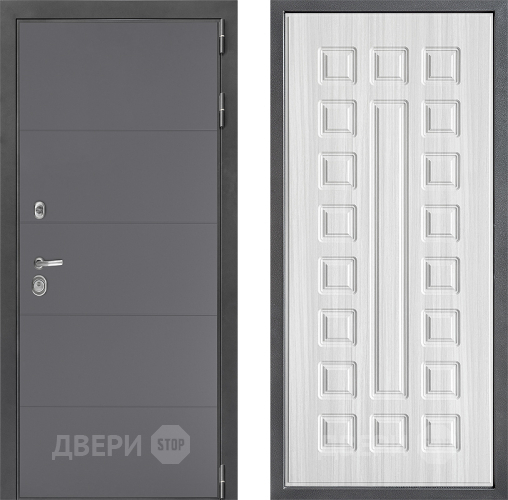 Входная металлическая Дверь Дверной континент ДК-3/649 ФЛ-183 Сандал белый в Дзержинском
