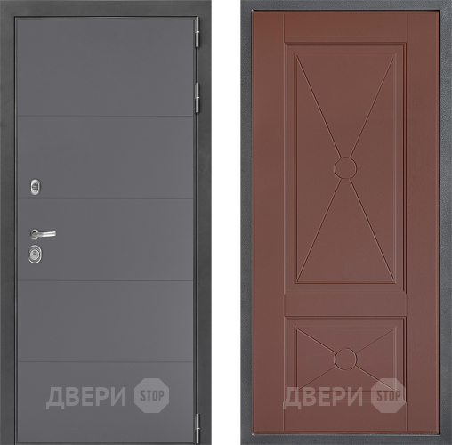 Дверь Дверной континент ДК-3/649 ФЛ-617 Ясень шоколадный в Дзержинском