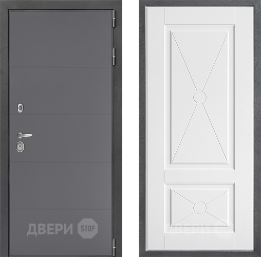 Входная металлическая Дверь Дверной континент ДК-3/649 ФЛ-617 Софт милк в Дзержинском