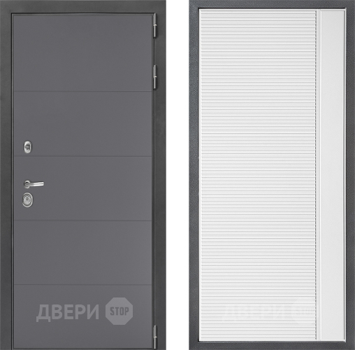 Дверь Дверной континент ДК-3/649 ФЛ-757 Белое Стекло Софт милк в Дзержинском