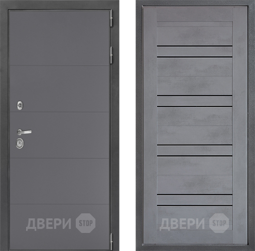 Дверь Дверной континент ДК-3/649 ФЛ-49 Бетон серый в Дзержинском
