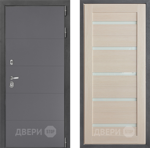 Входная металлическая Дверь Дверной континент ДК-3/649 ФЛ-47 Капучино в Дзержинском