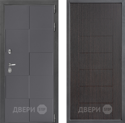 Входная металлическая Дверь Дверной континент ДК-3/606 ФЛ-Лайн Венге в Дзержинском