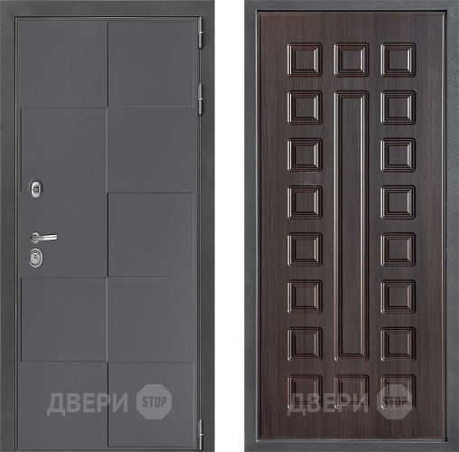 Входная металлическая Дверь Дверной континент ДК-3/606 ФЛ-183 Венге в Дзержинском